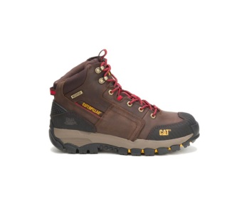 Caterpillar Work Boots South Africa Navigator Waterproof Brown - Cat Boots For Men - EL7906235